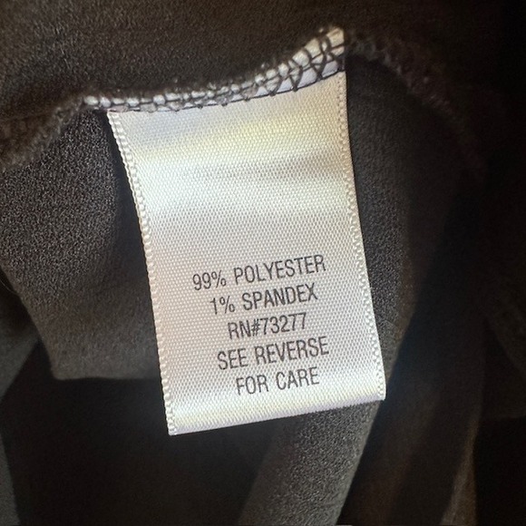 Croft & Barrow Women's Black V-Neck‎ Long Sleeve Hooded Tunic Shirt LG - Picture 5 of 7